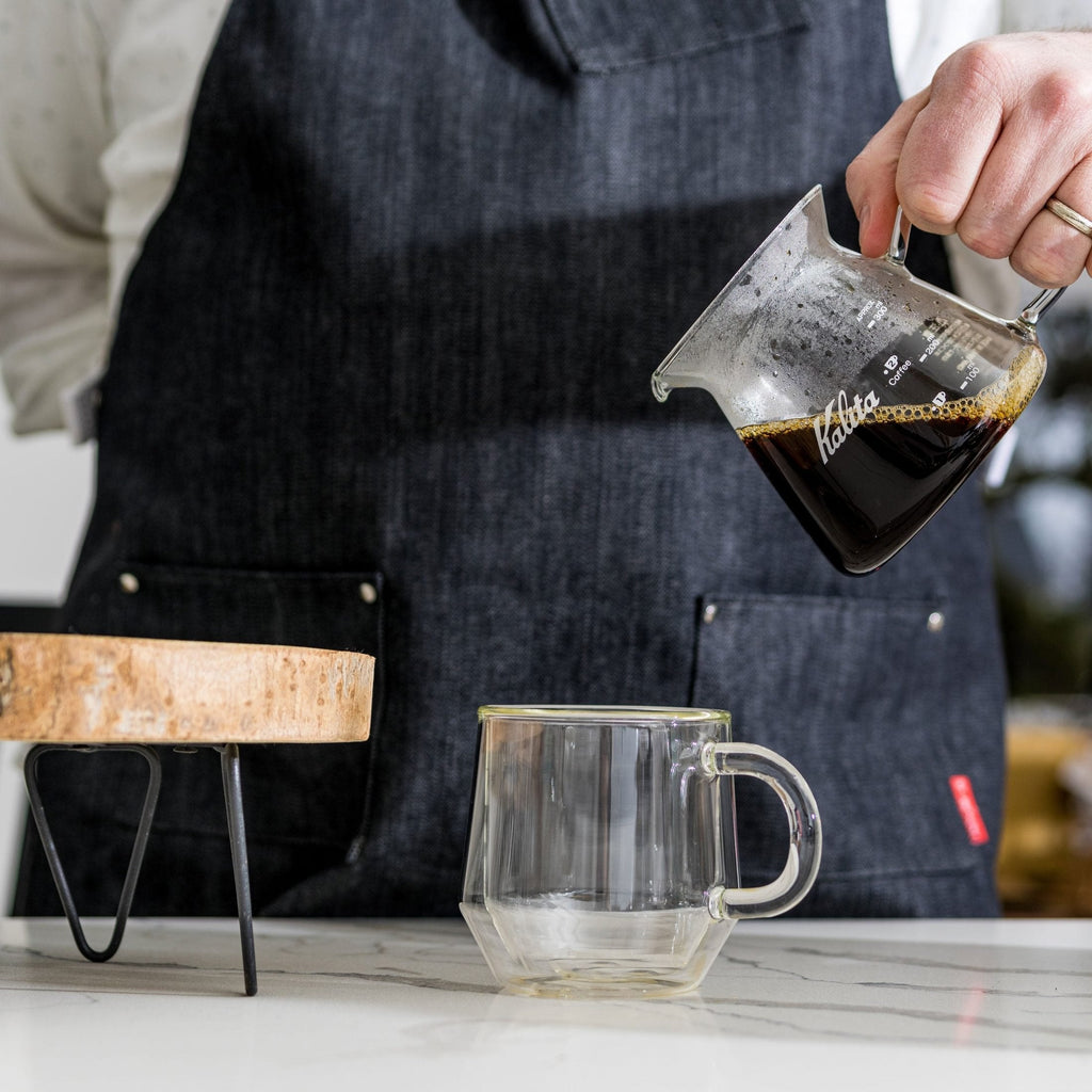 Espresso Parts Kalita Wave 300 ml Glass Coffee Server in clear glass
