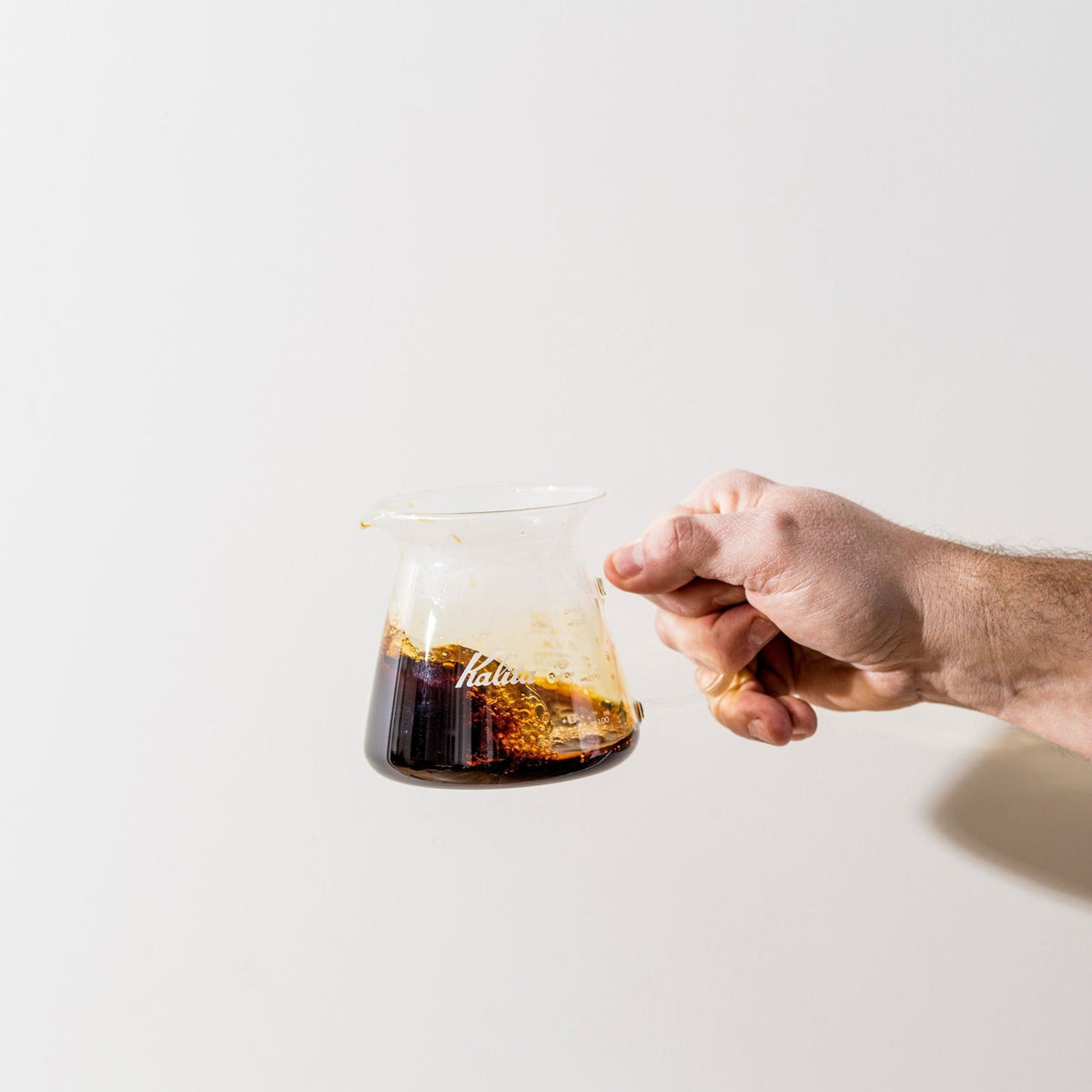 Espresso Parts Kalita Wave 300 ml Glass Coffee Server in clear glass