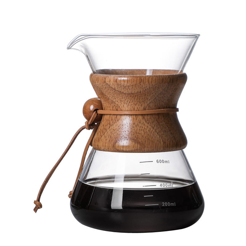 High Borosilicate Glass Hand Brewed Coffee Pot, Glass Coffee Pot, Coffee Set, Coffee Sharing Pot, Coffee Pot - Shop Coffee Hobby