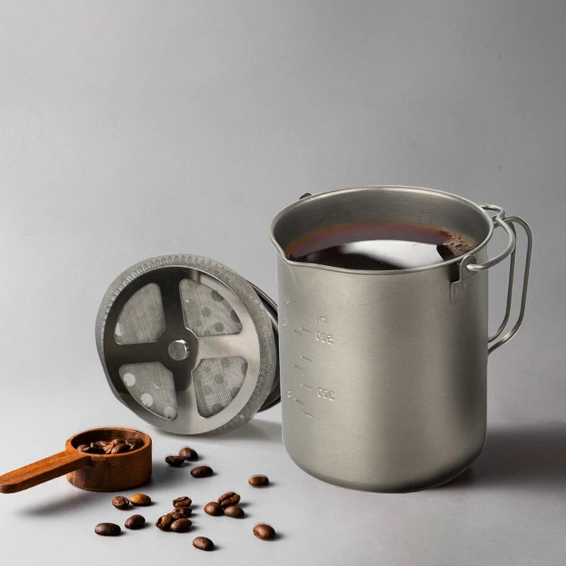 750 ml Camping Brewer for eprolo French Press Coffee Pot