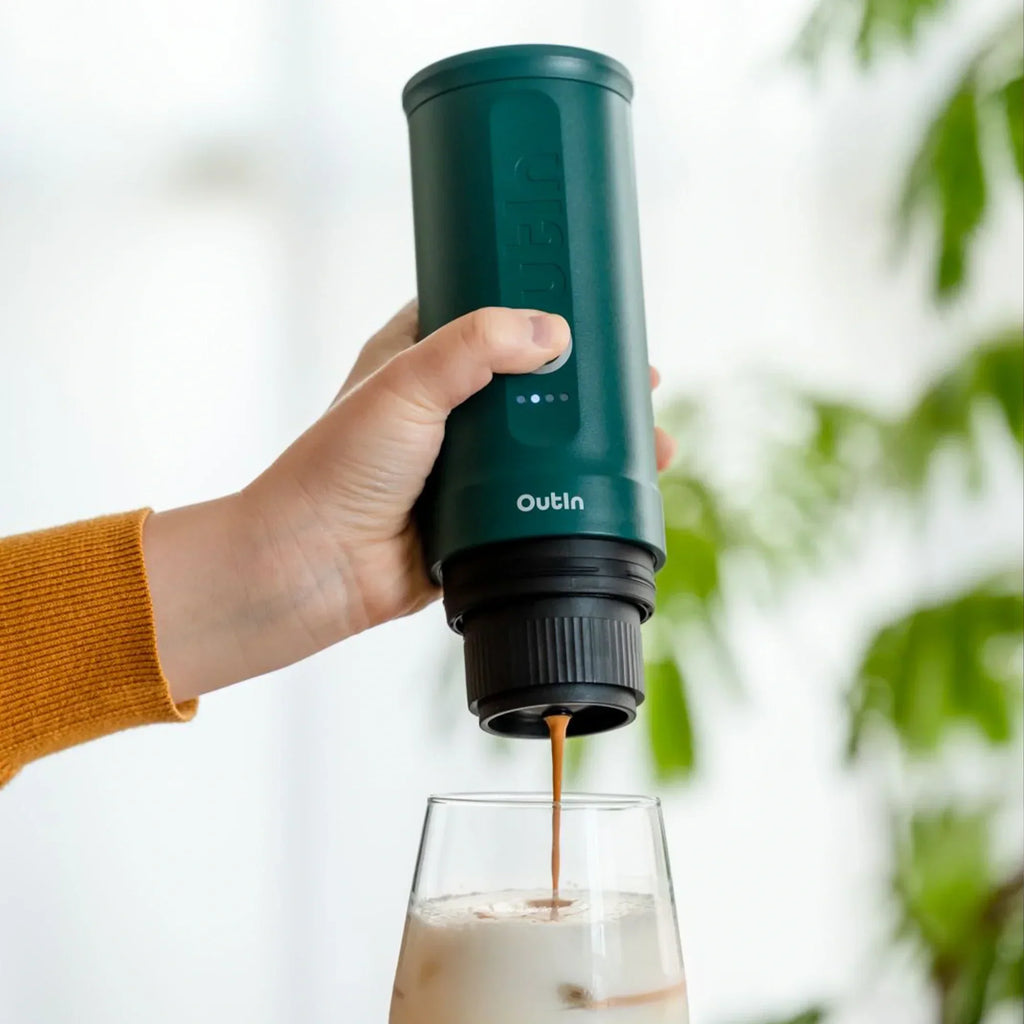 OutIn Nano Portable Electric Espresso Maker – Teal