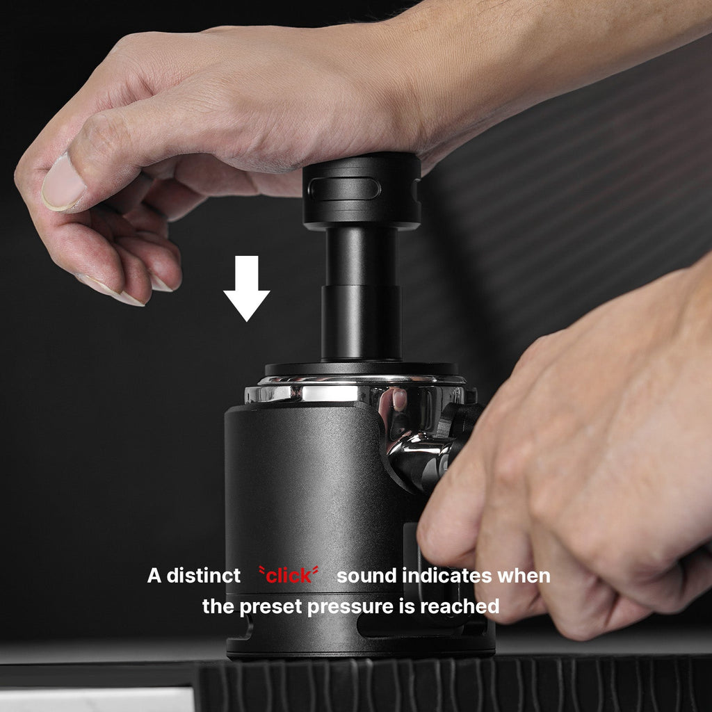 Click Sound Espresso Calibrated Tamper - Shop Coffee Hobby