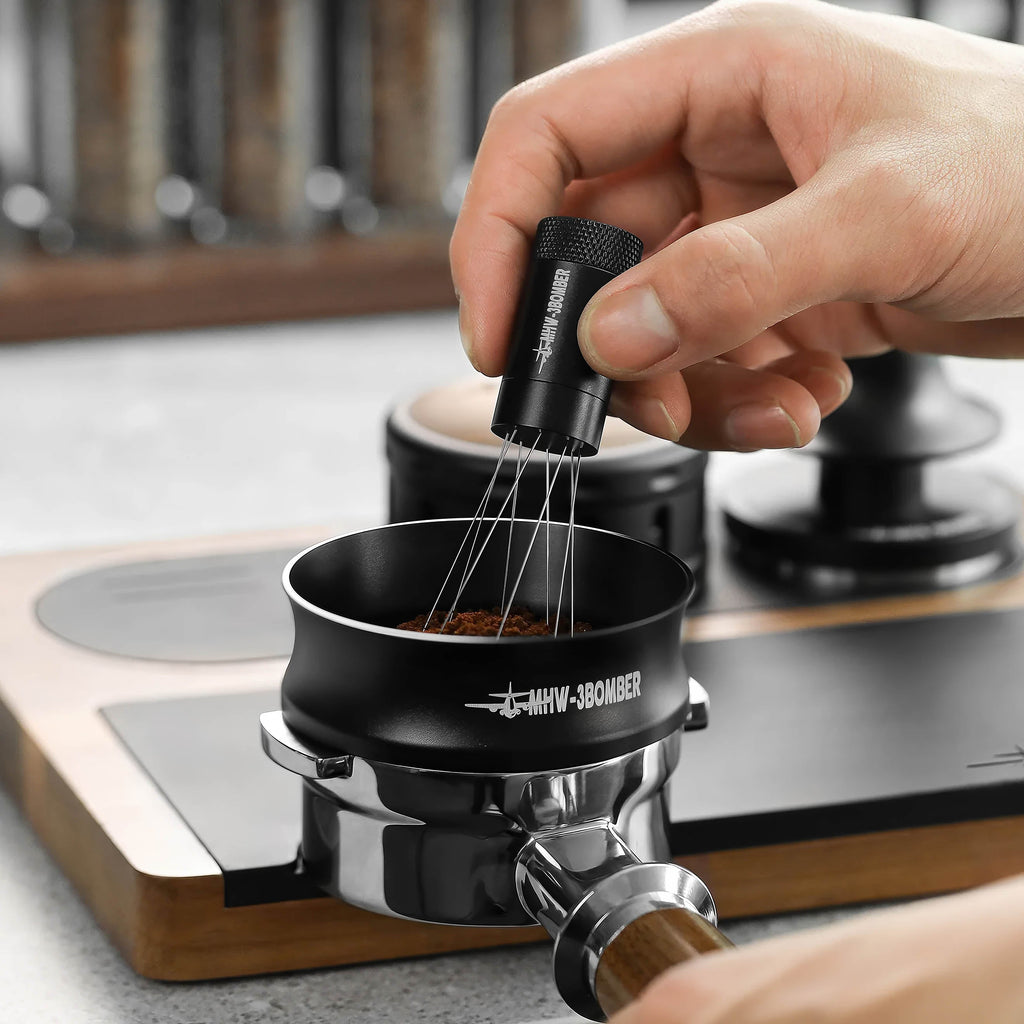 Espresso Magnetic Dosing Ring Aluminum Alloy - Shop Coffee Hobby