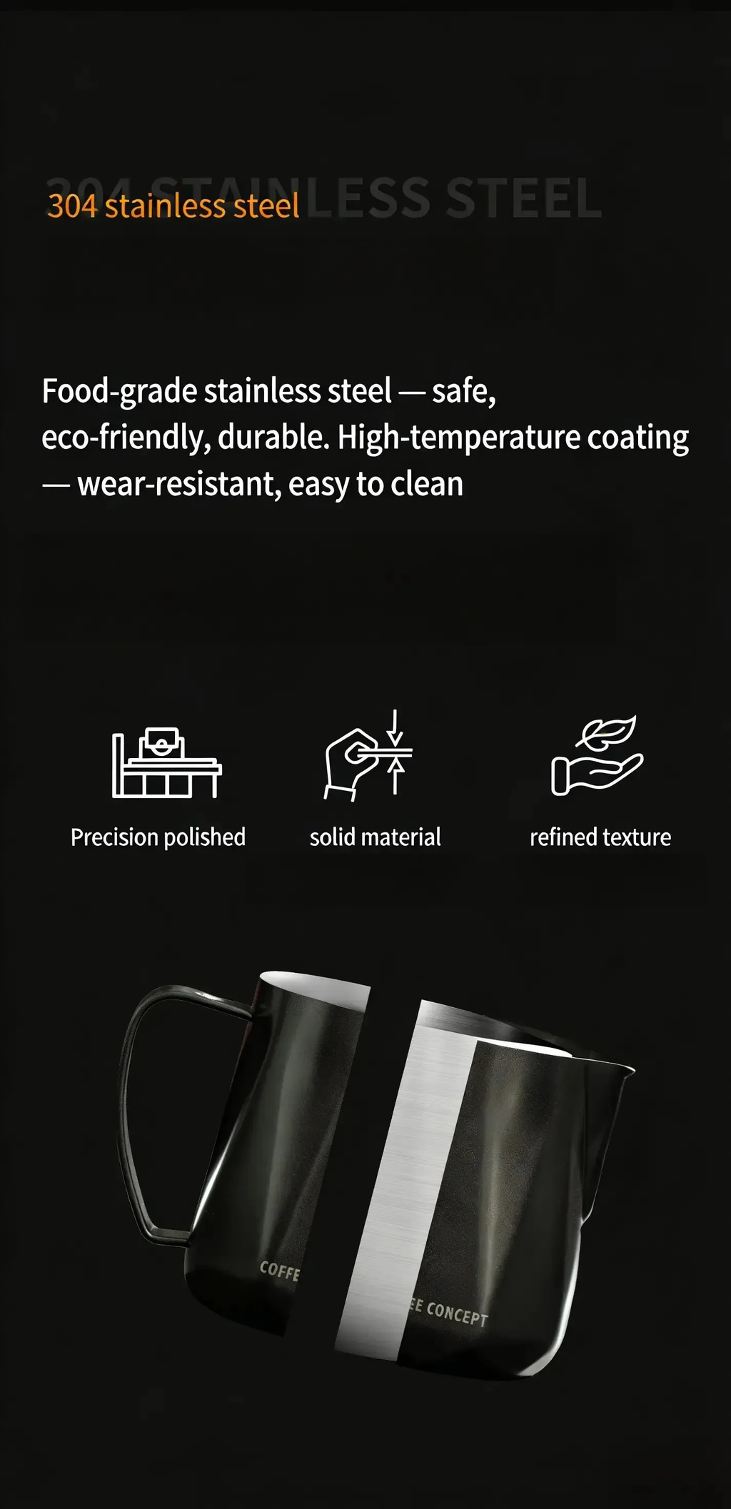350ml Diamond Milk Frothing Pitcher