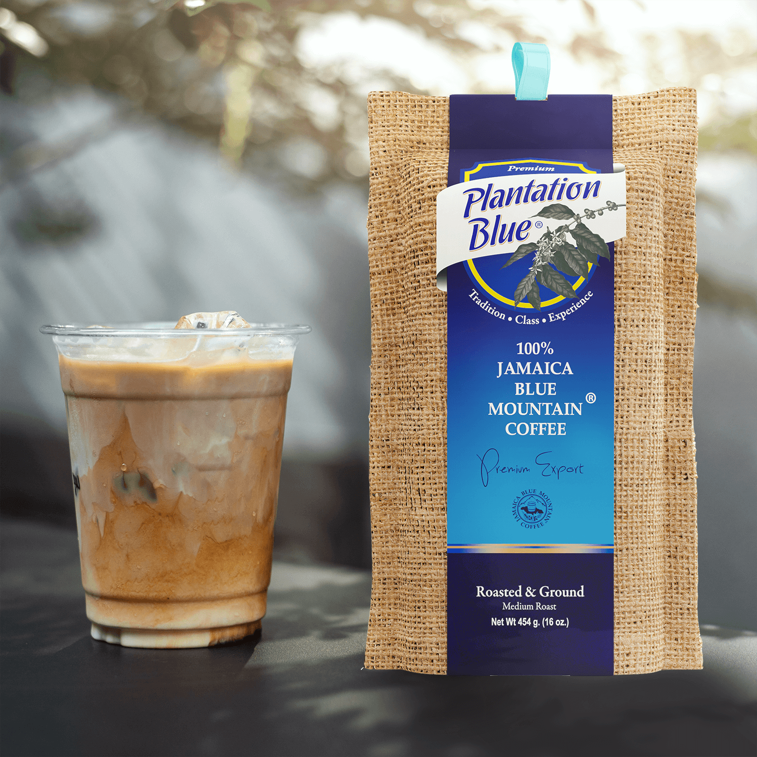 Plantation Blue® Jamaica Blue Mountain Coffee (16 oz - roasted and ground) - Shop Coffee Hobby