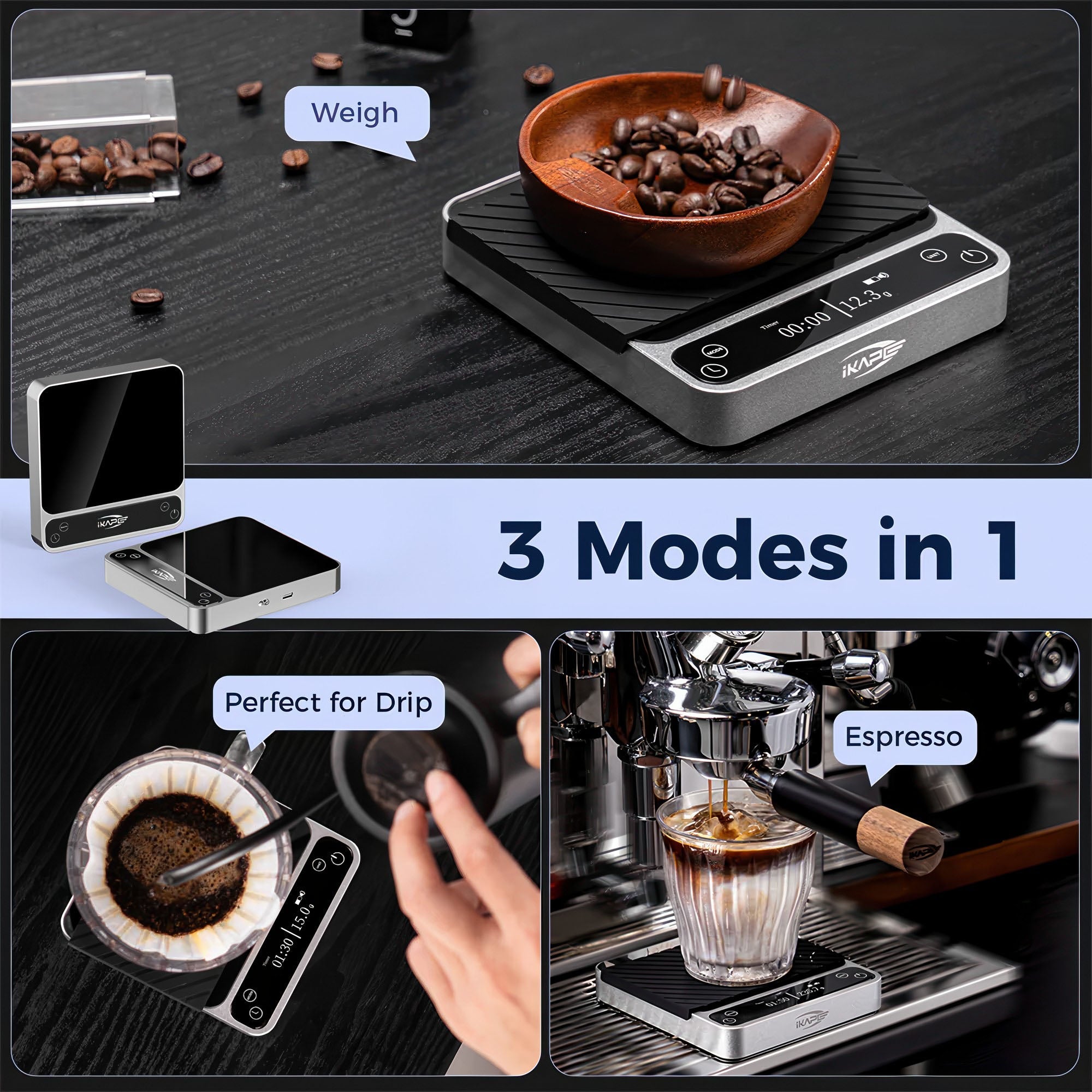 Smart Coffee Scale with Bluetooth APP V2 Pro - Shop Coffee Hobby