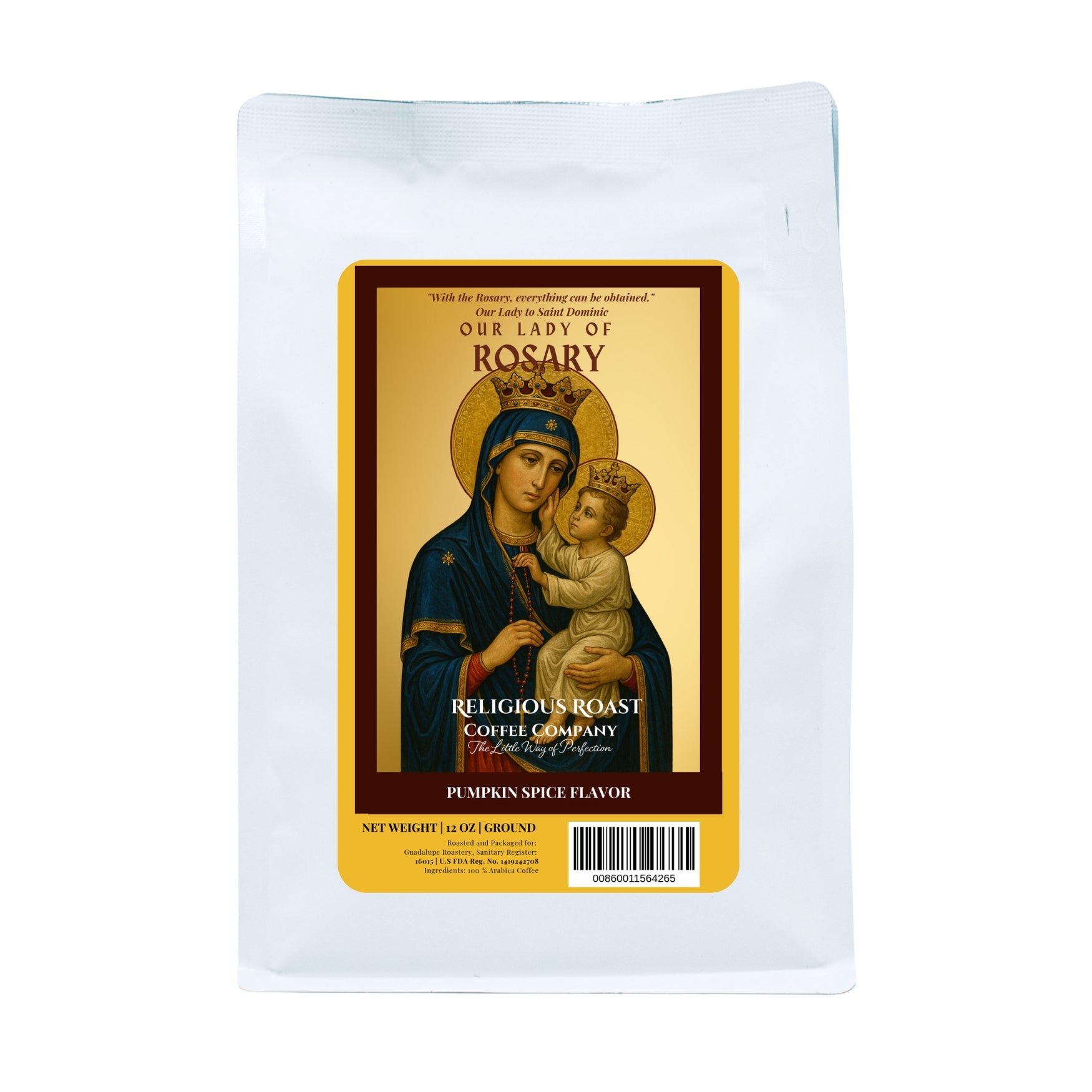 Our Lady of the Rosary – Autumn Pumpkin Spice - Shop Coffee Hobby