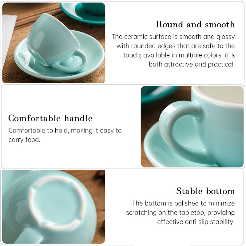 300 ml Nordic-Style Ceramic Latte Art Cup