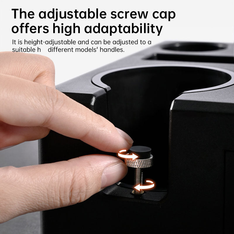 51–58 mm Adjustable Espresso Tamping Station & Tool Organizer
