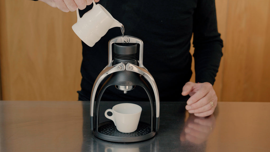 ROK EspressoGC Black PLUS — Manual Lever Espresso Machine