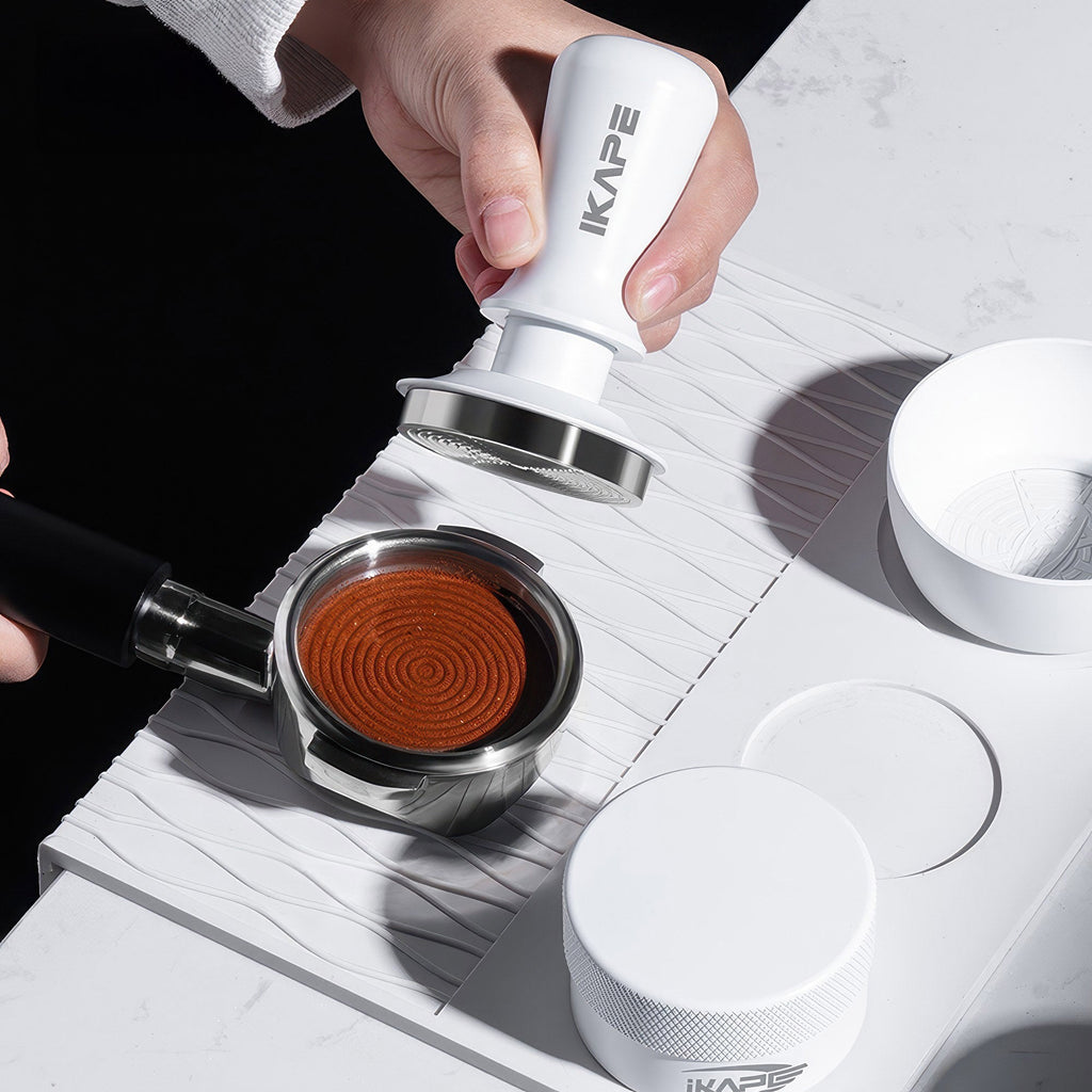 Espresso White Tamper & Distributor - Shop Coffee Hobby