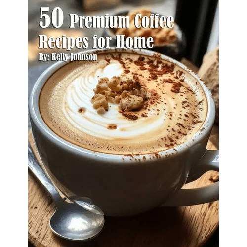 50 Premium Coffee Recipes for Home by Kelly Johnson (Paperback) by Books by splitShops
