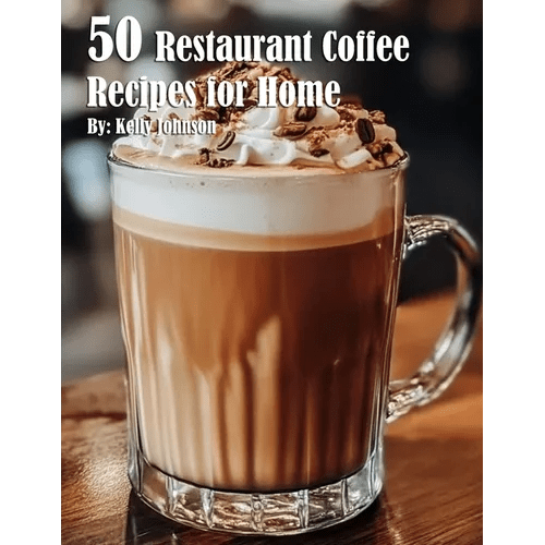 50 Restaurant Coffee Recipes for Home by Kelly Johnson (Paperback) by Books by splitShops