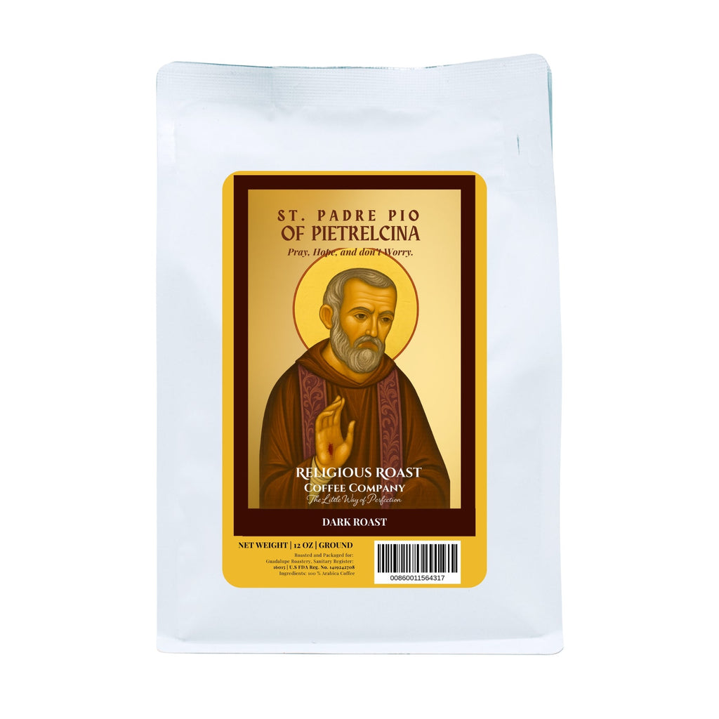 Padre Pio | Saint Father Pio of Pietrelcina | Dark Roast - Shop Coffee Hobby
