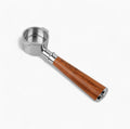 Solid Wood Handle Bottomless Portafilter - E61 Groupheads
