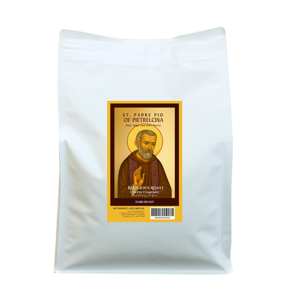 Padre Pio | Saint Father Pio of Pietrelcina | Dark Roast - Shop Coffee Hobby