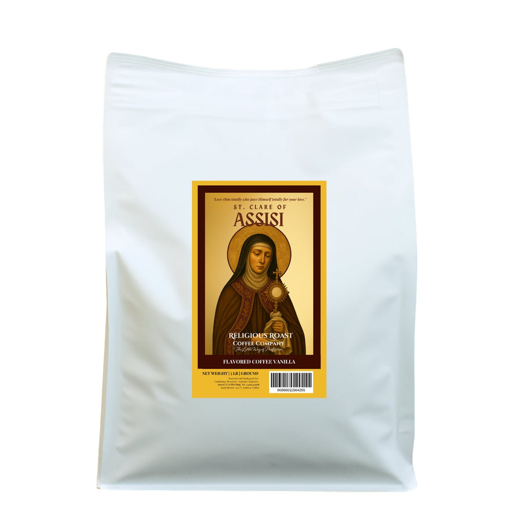 St. Clare of Assisi | Vanilla Flavor - Shop Coffee Hobby