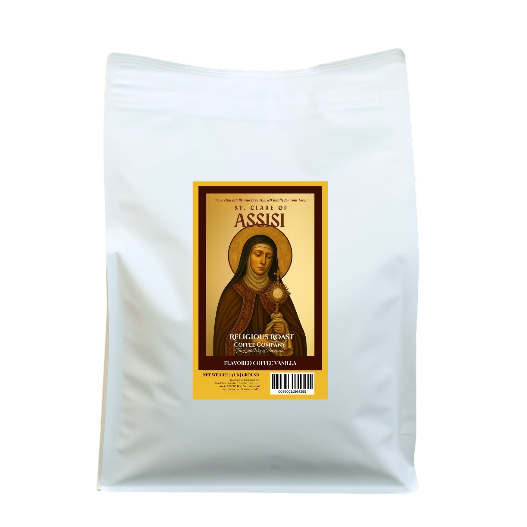 St. Clare of Assisi | Vanilla Flavor - Shop Coffee Hobby