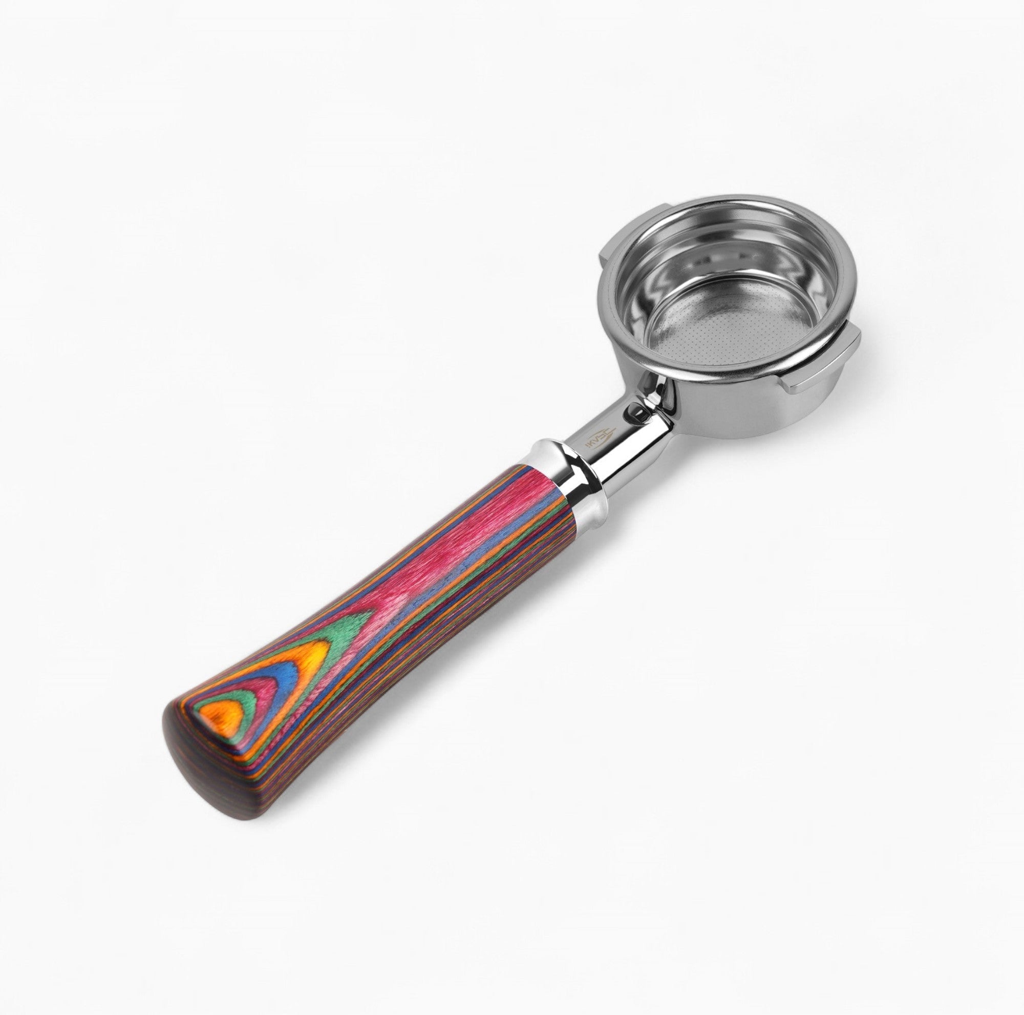 Bottomless Portafilter Colorful Wooden Handle - Shop Coffee Hobby
