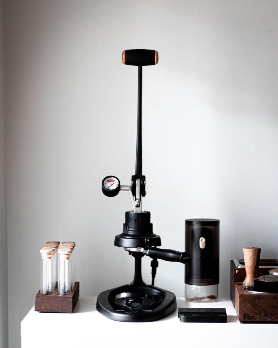 58mm Bottomless Portafilter – Fits E61, Flair 58, ECM, Rocket, Sanremo, Synesso, Slayer, VBM (Black) - Shop Coffee Hobby