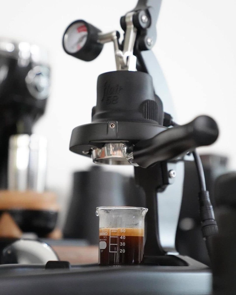 58mm Bottomless Portafilter – Fits E61, Flair 58, ECM, Rocket, Sanremo, Synesso, Slayer, VBM (Black) - Shop Coffee Hobby