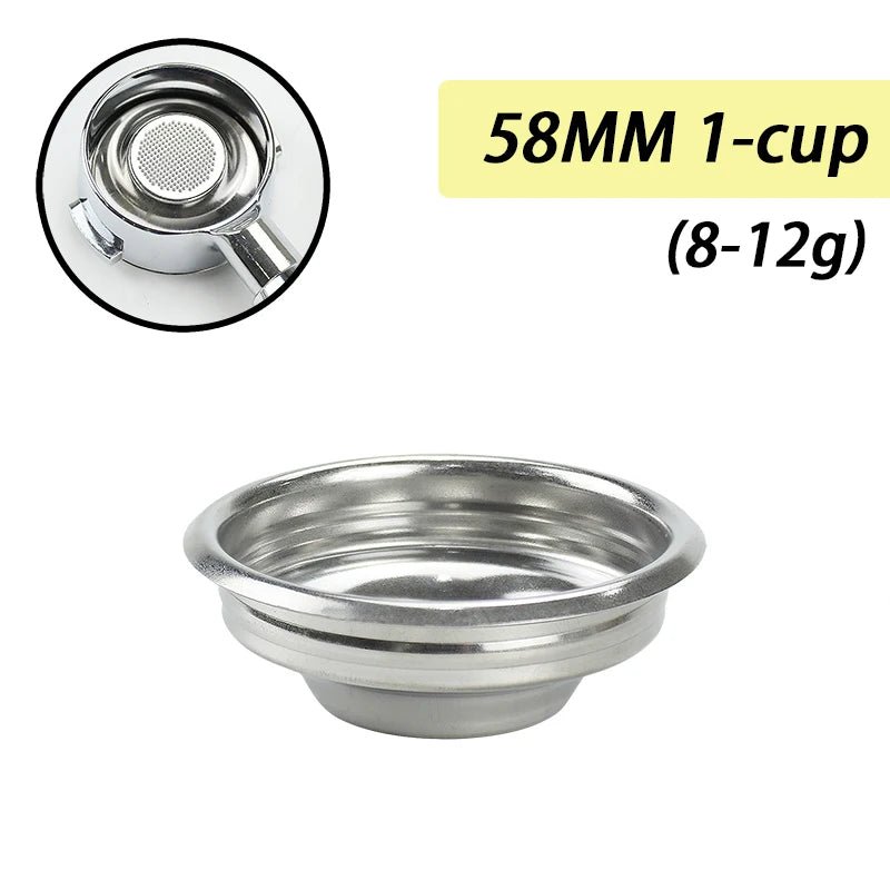 58Mm Coffee Filter Basket for 58Mm Espresso Portafilter Espresso Maker Filter Basket Double Layer Home Barista Accessories - Haynesworld General Goods