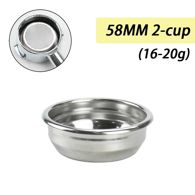 58Mm Coffee Filter Basket for 58Mm Espresso Portafilter Espresso Maker Filter Basket Double Layer Home Barista Accessories - Haynesworld General Goods