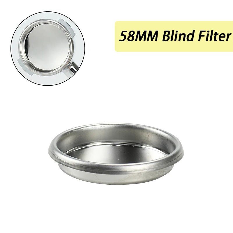 58Mm Coffee Filter Basket for 58Mm Espresso Portafilter Espresso Maker Filter Basket Double Layer Home Barista Accessories - Haynesworld General Goods