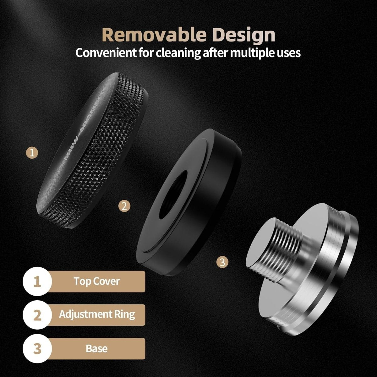 58Mm Espresso Distributor, Height Adjustable Espresso Distribution Tool