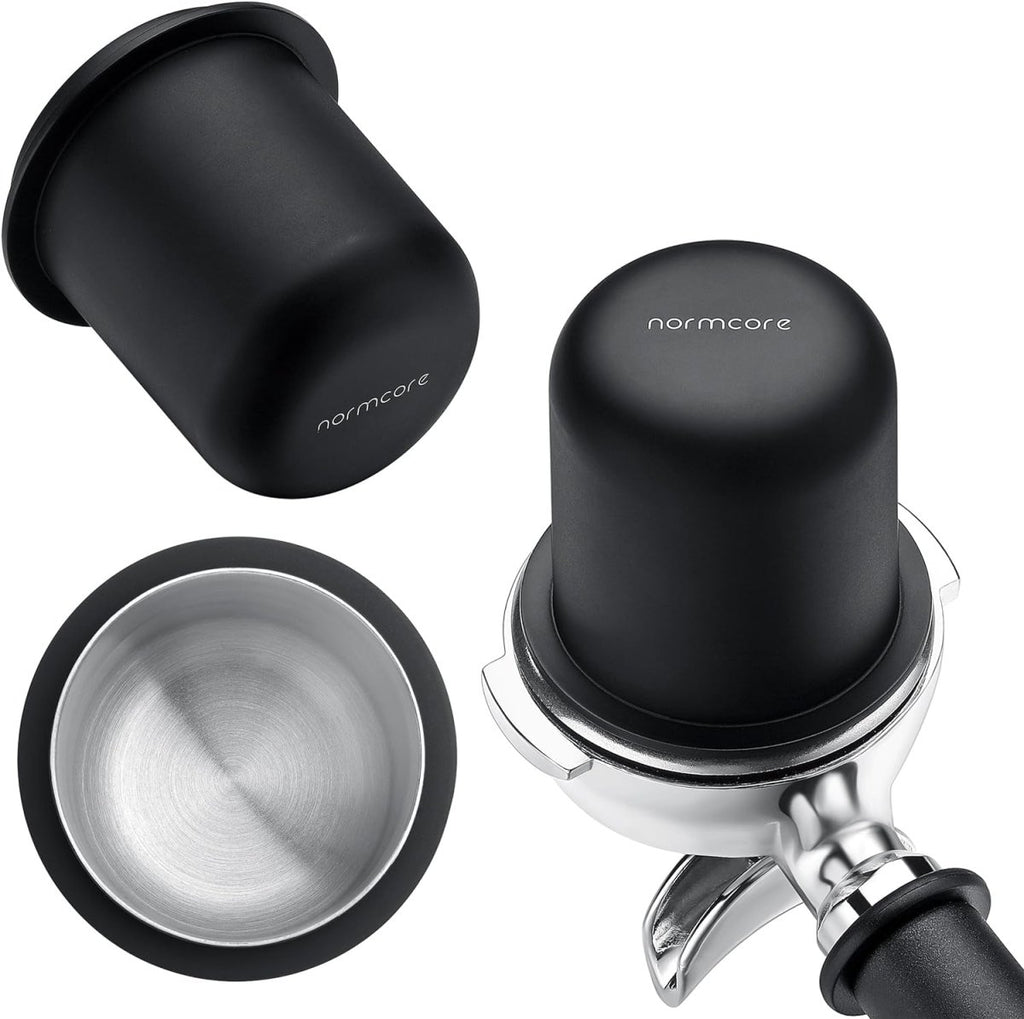 58mm Espresso Dosing Cup – Non-Stick Stainless Steel, Tall Version - Shop Coffee Hobby