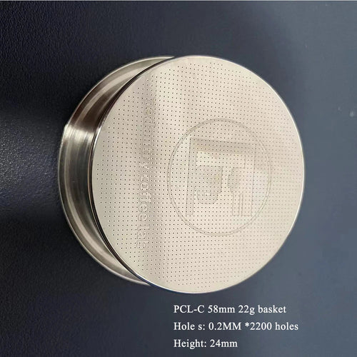 58Mm Espresso Filter Basket, 22G High Precision Extraction Portafilter Basket, Fits for 58Mm Coffee Machines - Haynesworld General Goods