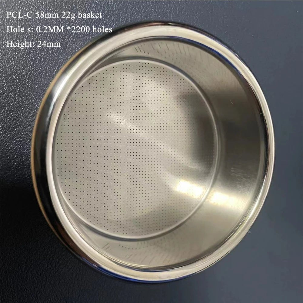 58Mm Espresso Filter Basket, 22G High Precision Extraction Portafilter Basket, Fits for 58Mm Coffee Machines - Haynesworld General Goods