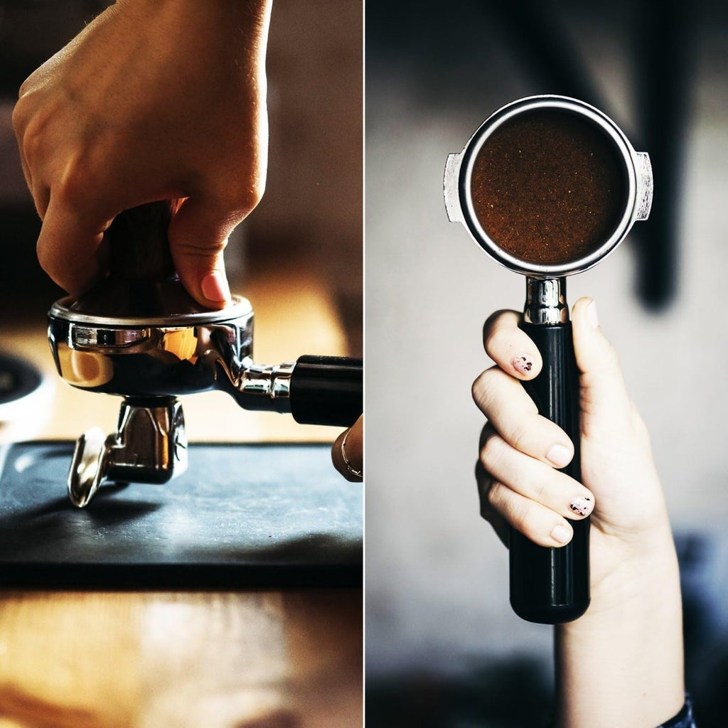 58Mm Espresso Tamper - Premium Barista Coffee Tamper - 100% Flat Stainless Steel Base - Shop Coffee Hobby