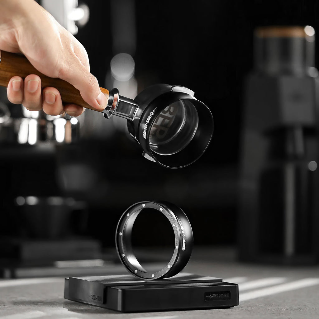 Espresso Magnetic Dosing Ring Aluminum Alloy - Shop Coffee Hobby