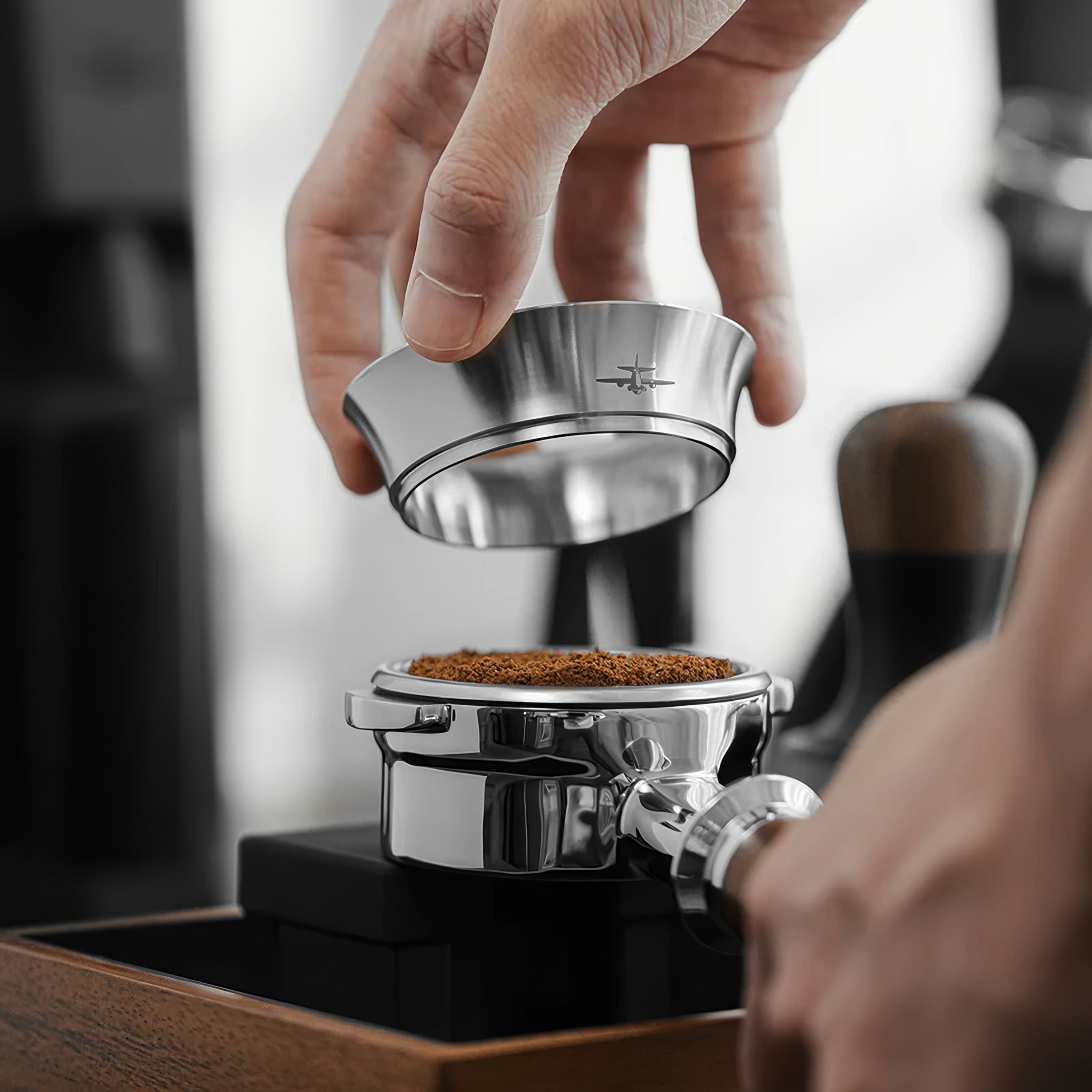 Stainless Steel Coffee Dosing Ring - Shop Coffee Hobby