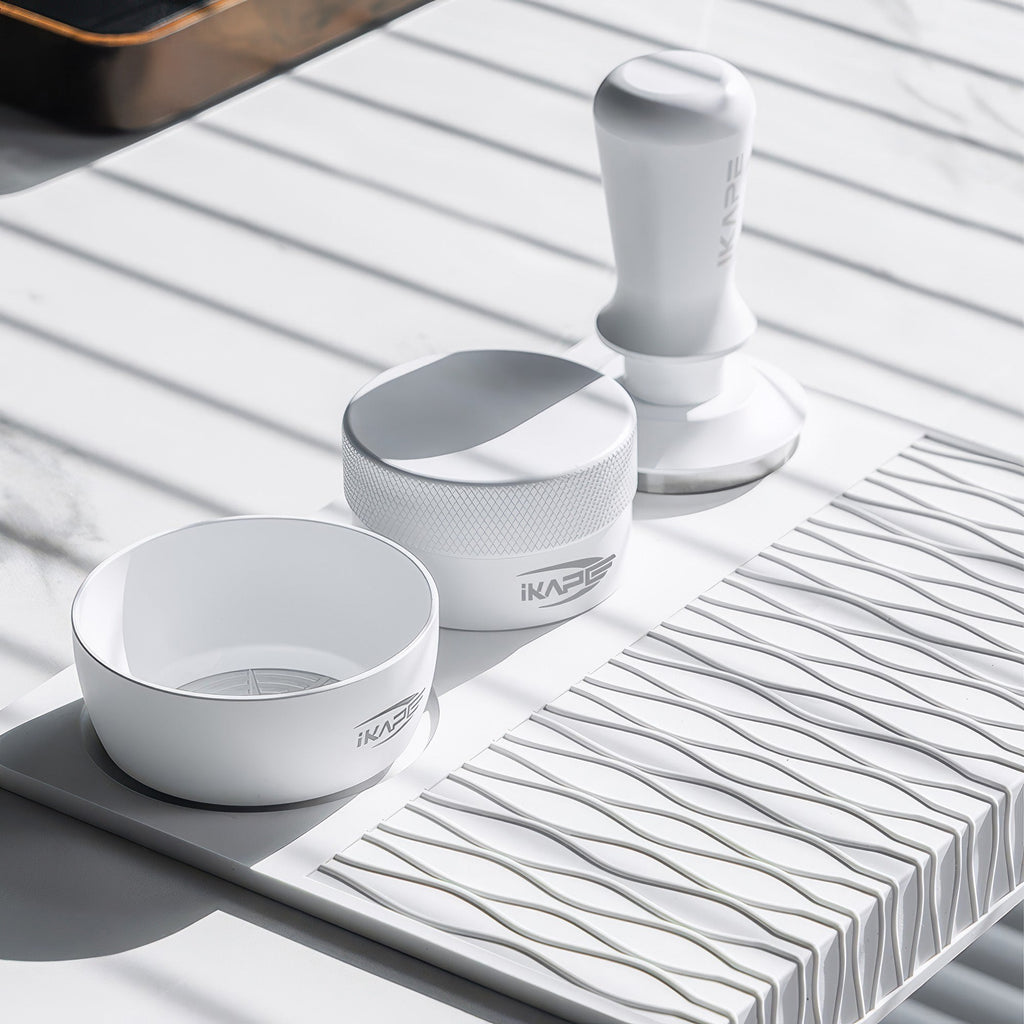 Espresso White Tamper & Distributor