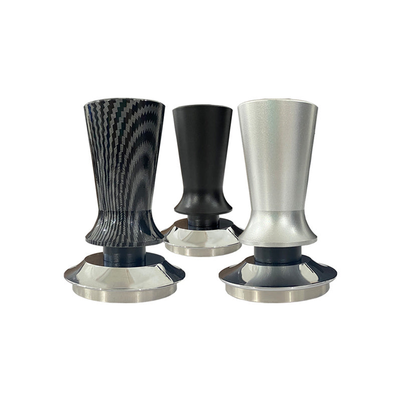 Constant Force Espresso Tamper – Stainless Steel (51 / 53 / 58mm, Black / Silver / Carbon Fiber)