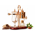 Nispira Belgian Balance Siphon Coffee Maker, 500 mL Copper with Brown Finish