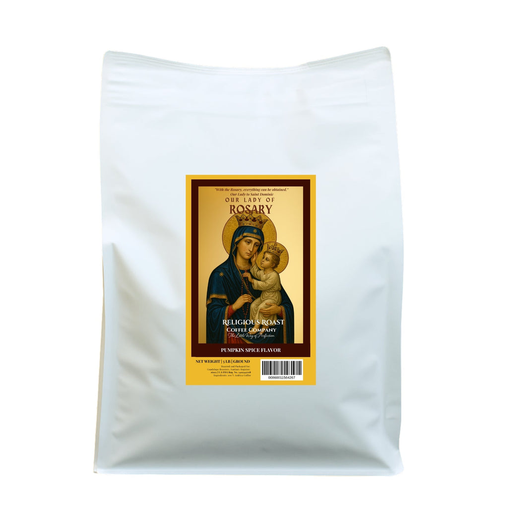 Our Lady of the Rosary – Autumn Pumpkin Spice - Shop Coffee Hobby