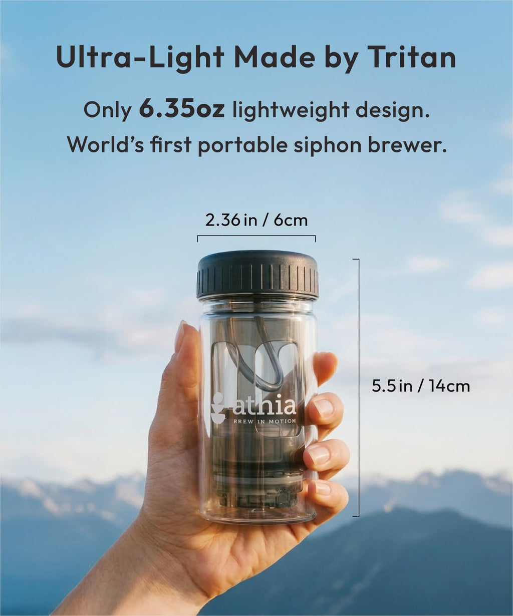 ATHIA Portable Siphon Coffee Maker, 400 mL version