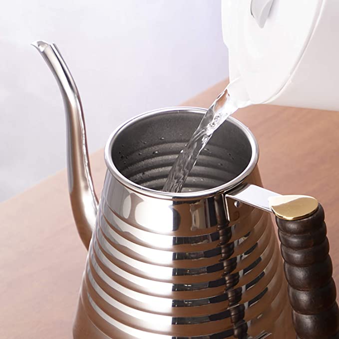 Kalita Wave 1 L Stainless Steel Gooseneck Pour-Over Kettle