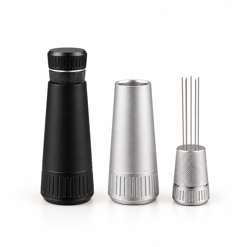 eprolo Espresso WDT Needle Distributor with Base in Black or Silver