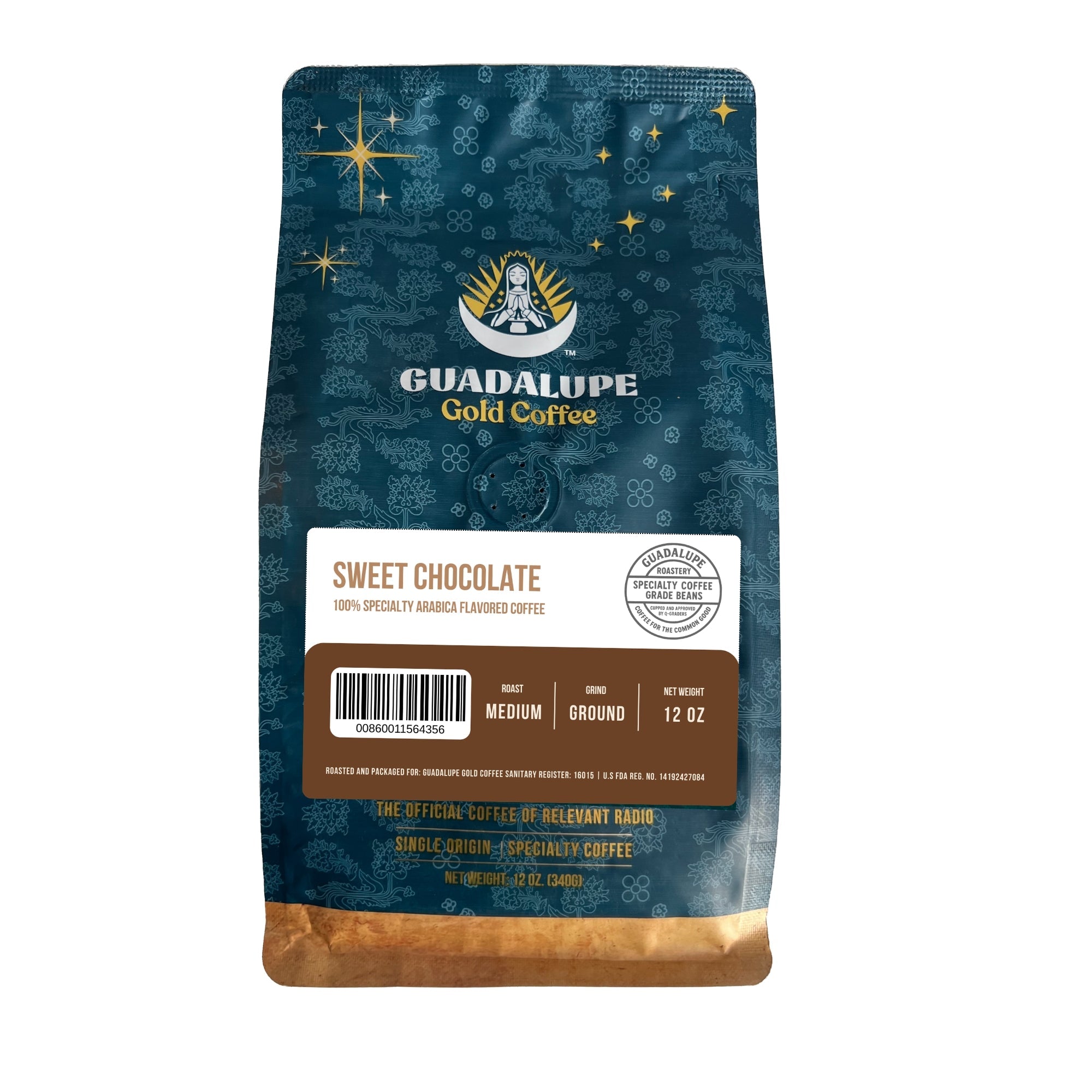 Guadalupe Gold – Sweet Chocolate Flavor | Medium Roast Arabica Ground Coffee (12oz) - Shop Coffee Hobby