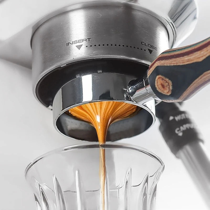 Bottomless Portafilter Handle – Colored Wood (Delonghi, Breville, Nuova, Expobar)