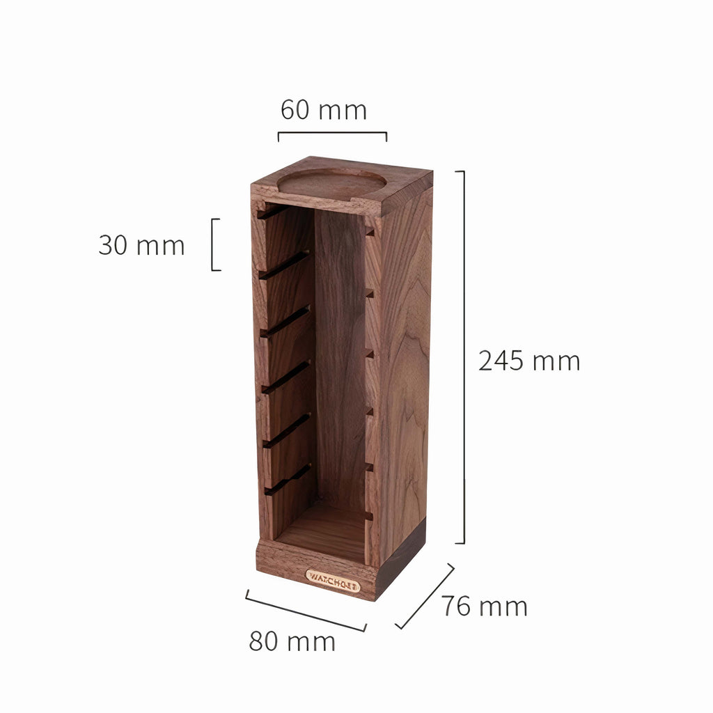Walnut Filter Baskets Storage - Shop Coffee Hobby