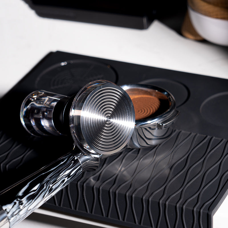 Transparent Coffee Calibrated Tamper - Shop Coffee Hobby