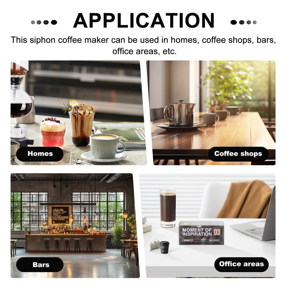 3-Cup Siphon Coffee Maker, 360 mL version