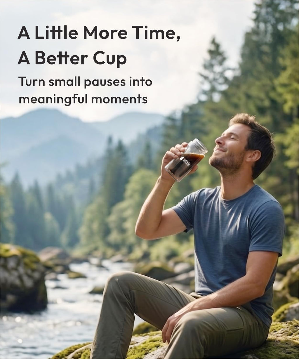 ATHIA Portable Siphon Coffee Maker, 400 mL version