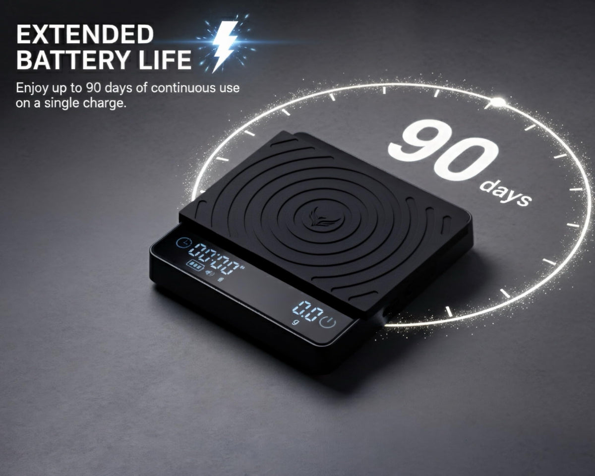 KNODOS Smart Coffee Scale with Timer – Espresso & Pour-Over in digital format