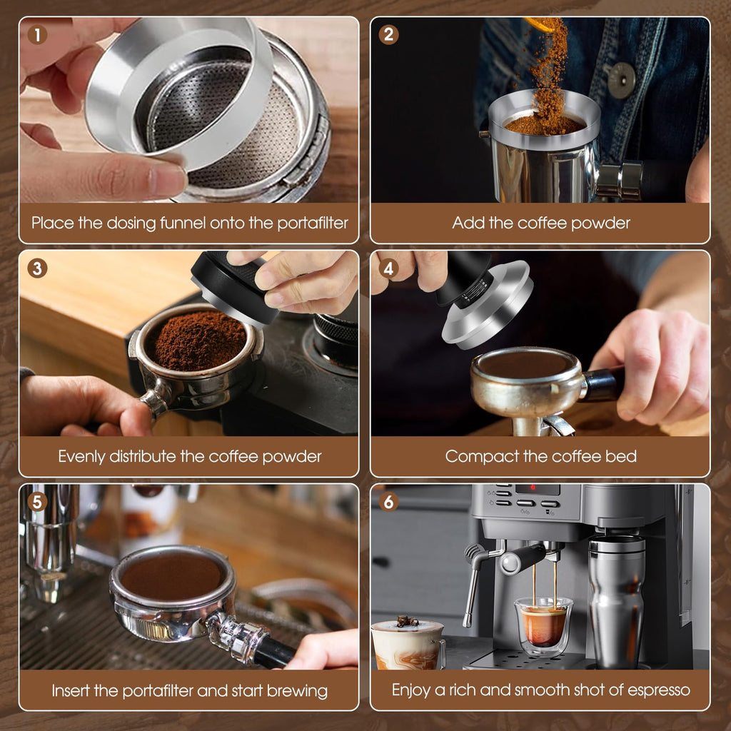 Reoszeank 54mm Tampers for Breville espresso machines